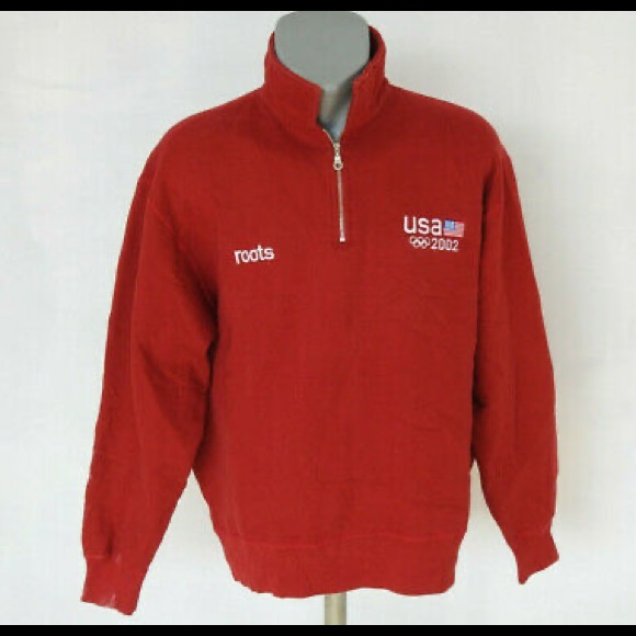 US 2002 Olympics Roots quarter zip up sweatshirt - Picture 4 of 6